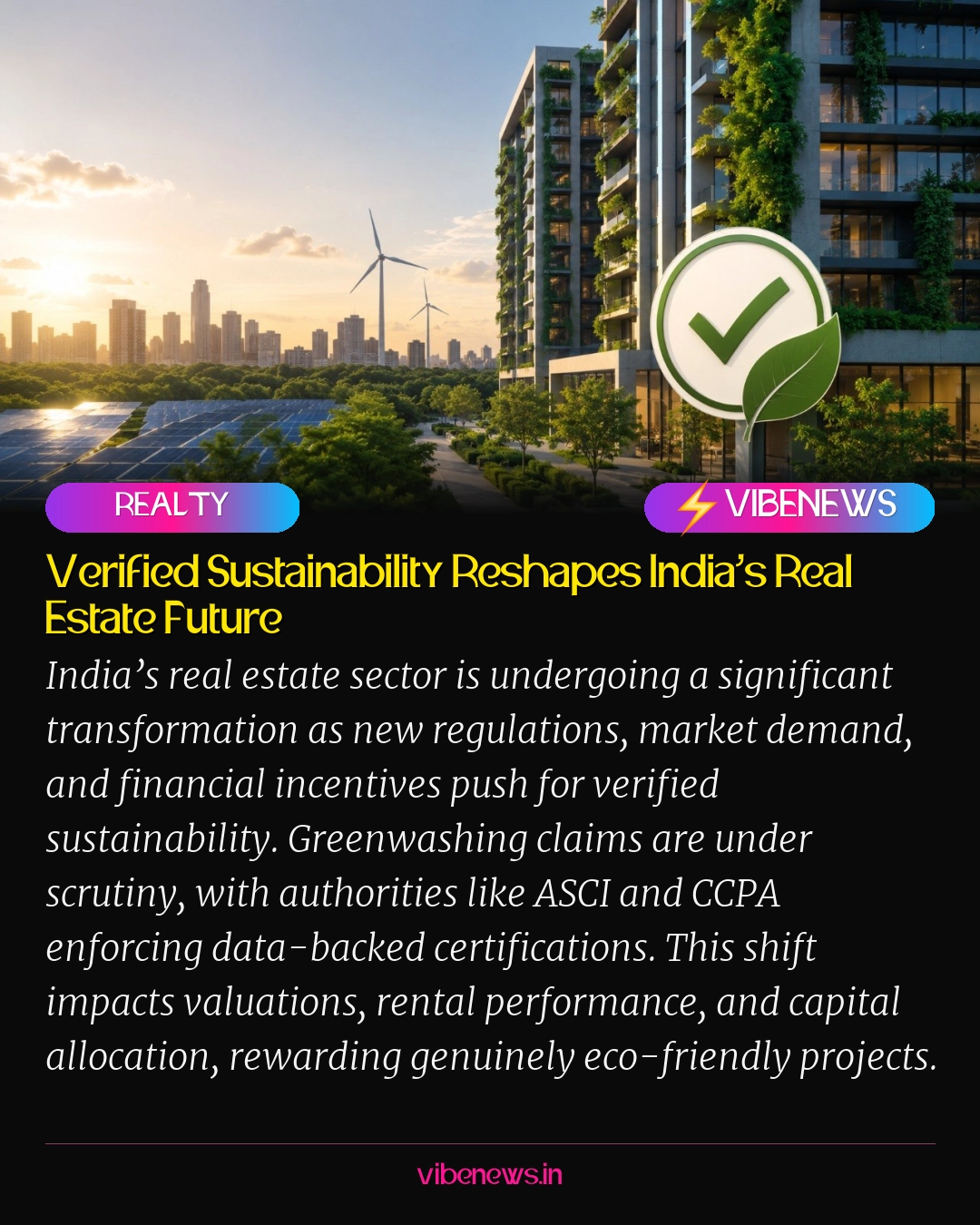 Verified Sustainability Reshapes India’s Real Estate Future