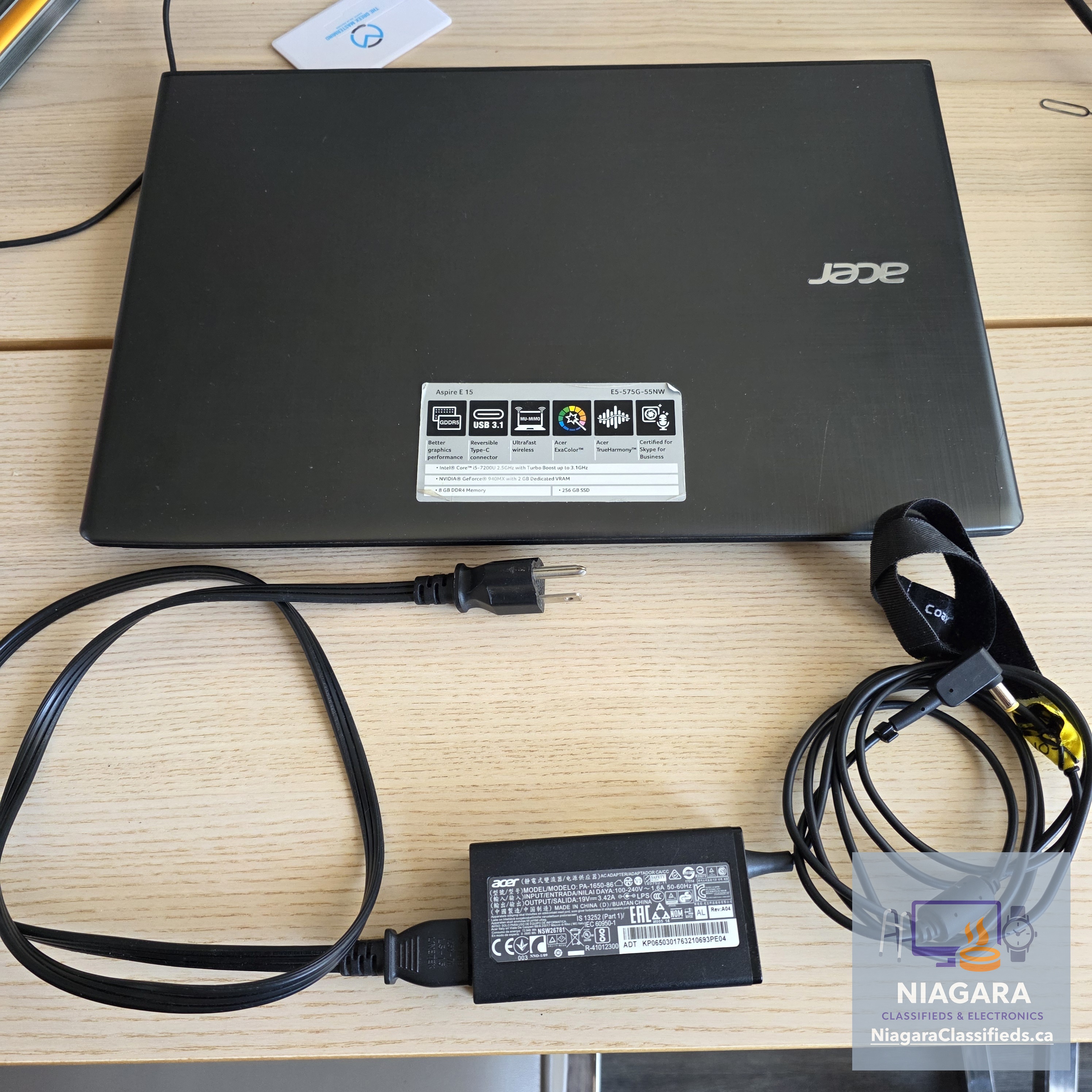Acer Aspire E5-575G-55NW - Core i5 7th gen, 16GB RAM - NEW THERMAL PASTE AND PADS! – Image 5