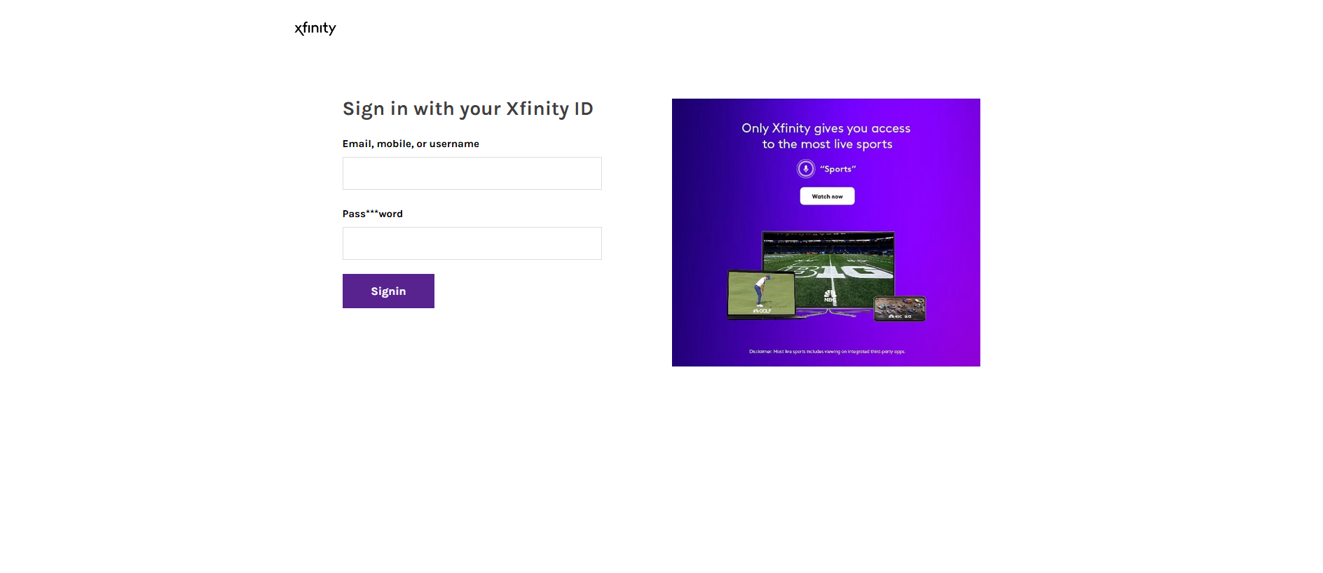Stored capture of xfinity-message.weebly.com