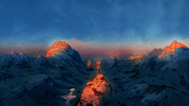 Cairn Wallpaper Morning Ridge 4k.jpg