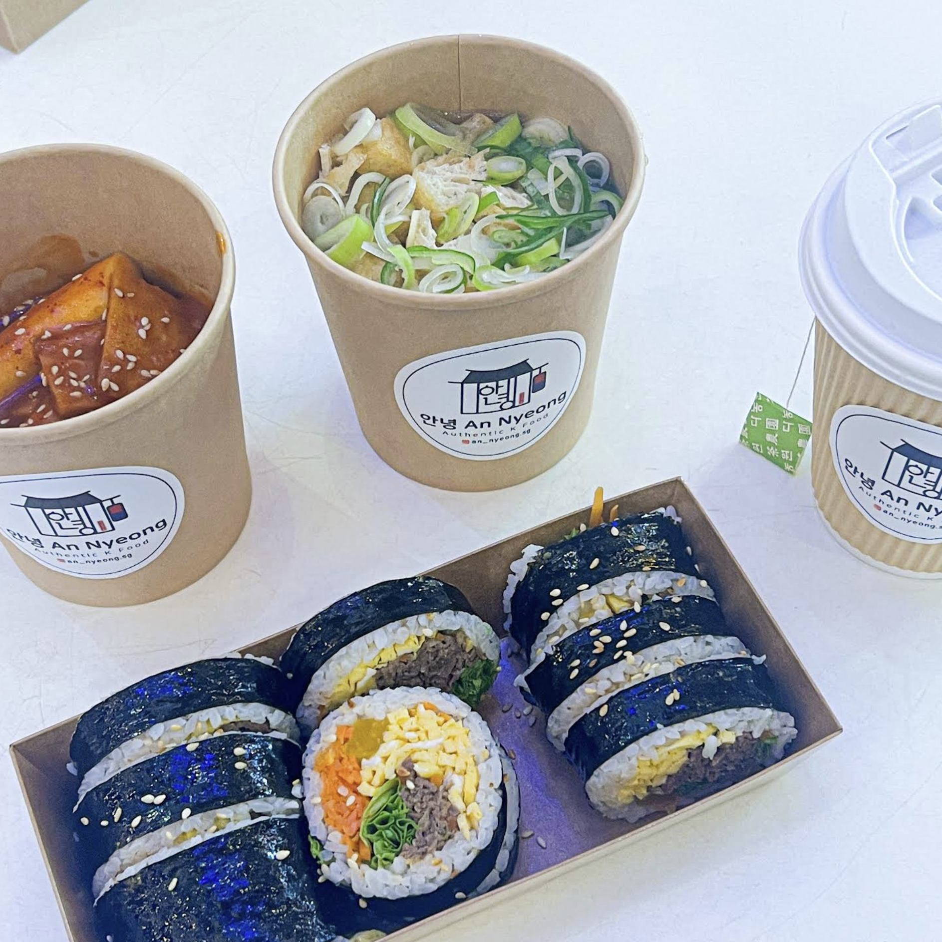 An Nyeong Authentic K Food takeaway counter at 313@Somerset