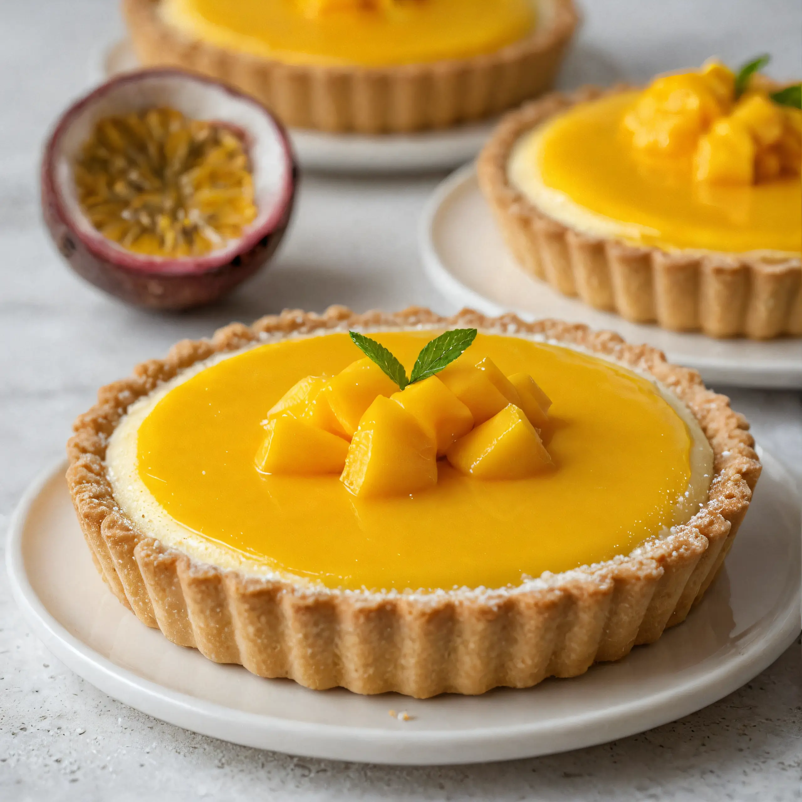 Mango Vanilla Mirror Tart Formula