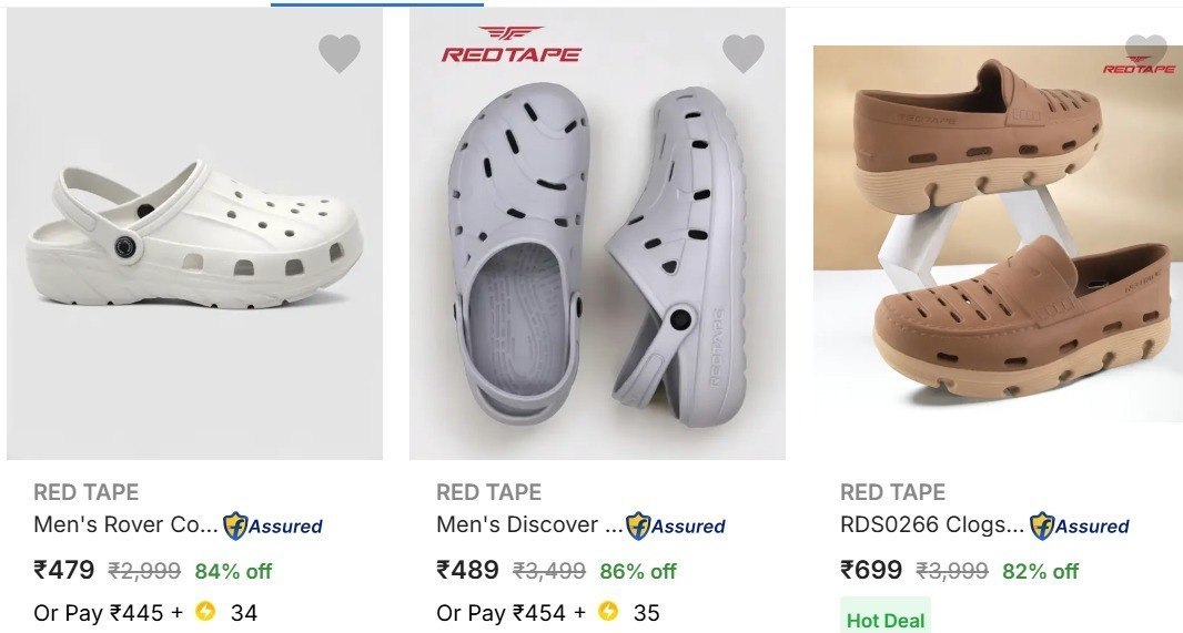 Red Tape Upto – Excellent Saving Offer @ 85% OFF Red Tape Upto – Excellent Saving Offer @ 85% OFF