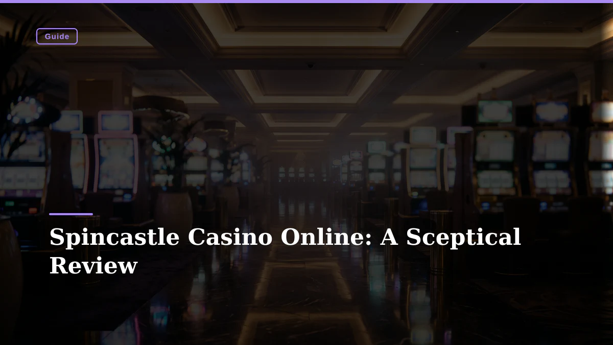 Spincastle Casino Online: A Sceptical Review
