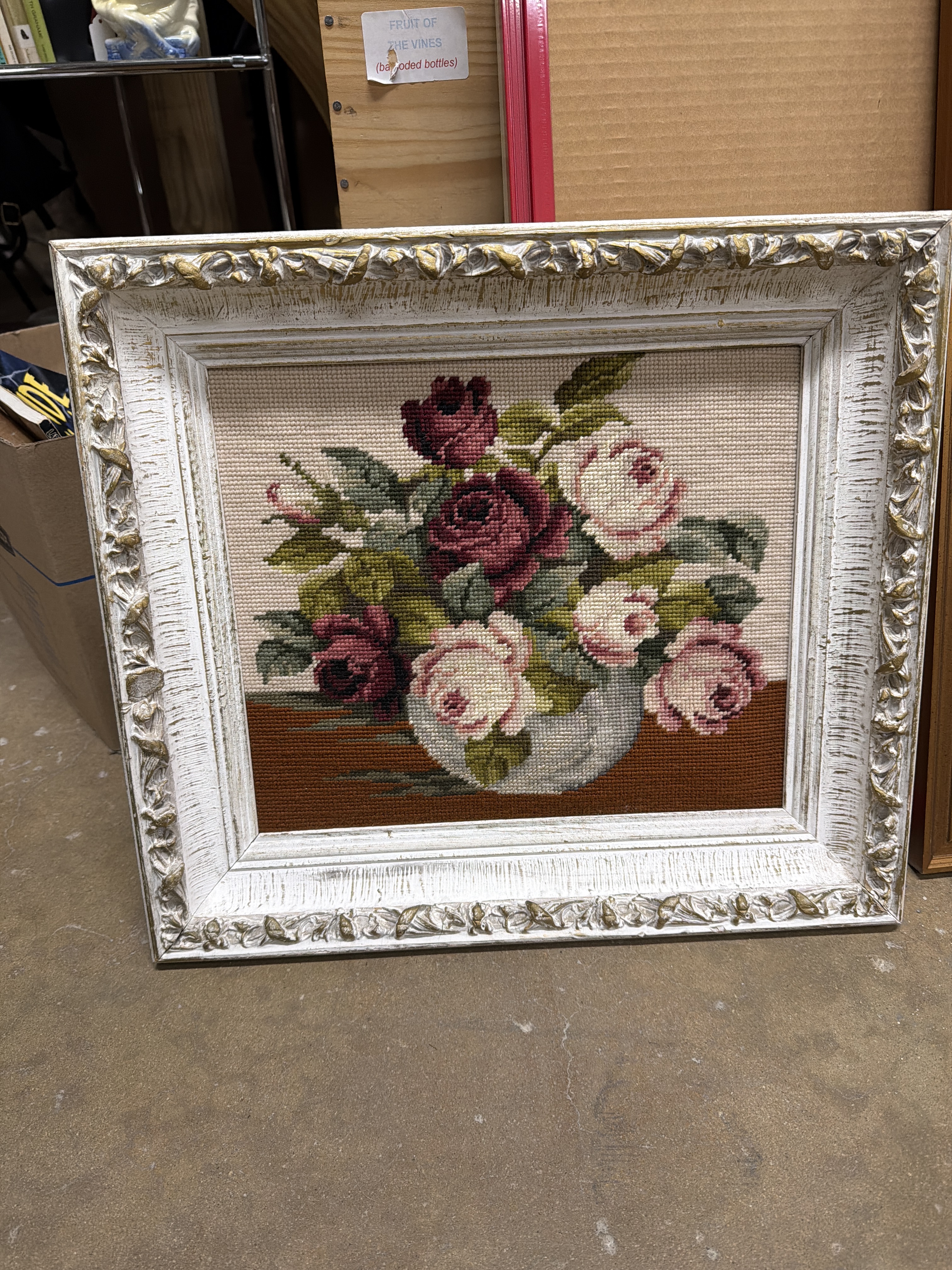Framed Floral Krewel