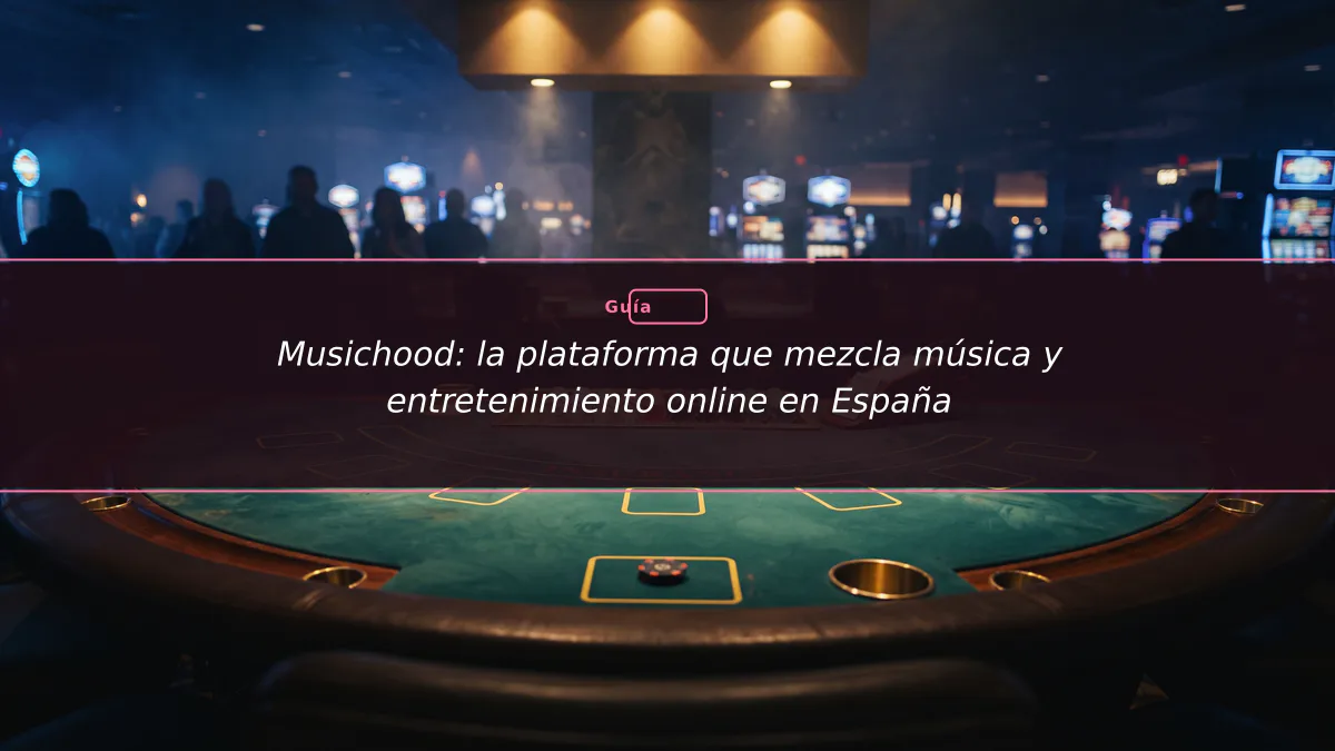 Musichood: la plataforma que mezcla música y entretenimiento online en España