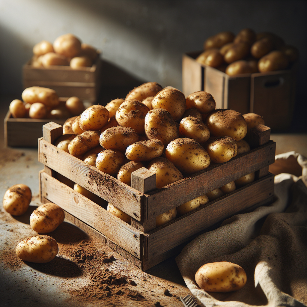 감자 A pile of freshly harvested, u - 알밥이의 식자재 노트