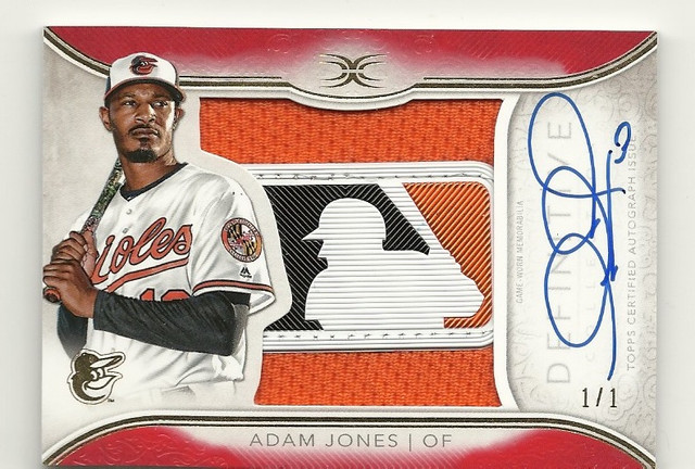 2018 Topps Definitive Collection Adam Jones Logoman Autograph 1/1.jpg