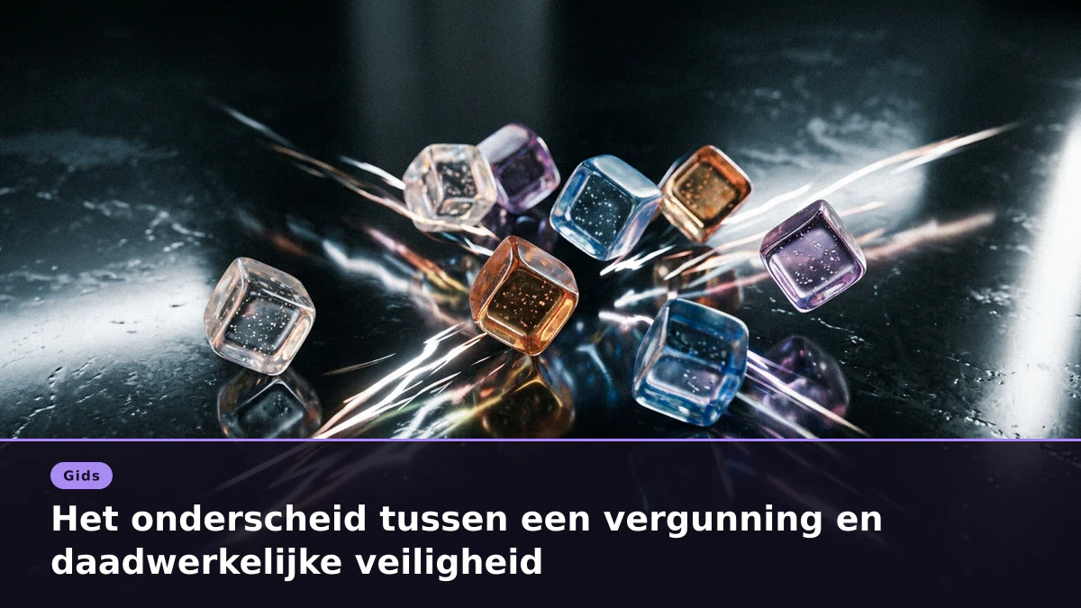 Het onderscheid tussen een vergunning en daadwerkelijke veiligheid