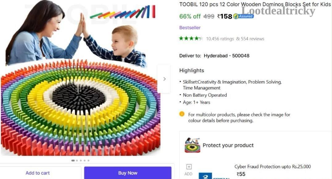 Kids Wooden Domino | Huge Savings Offer