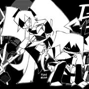 ghoul vs diva B W