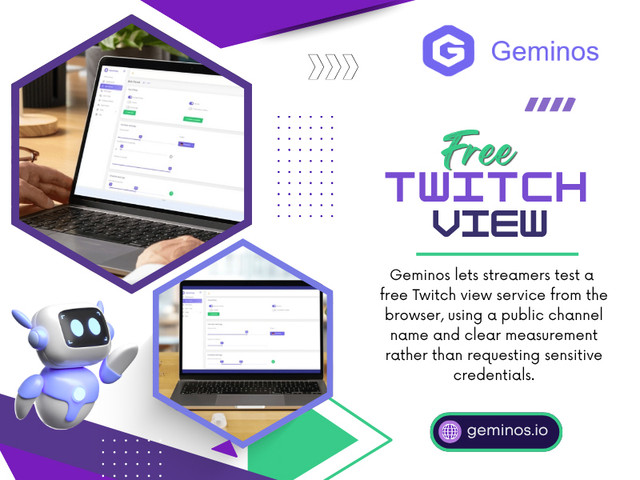 For a small Twitch channel, getting noticed can be harder than creating the stream itself. You may have entertaining gameplay, a decent setup, and plenty to say, yet the viewer count barely moves. That is why many creators become curious about free twitch views. Before trying any service, though, it is worth slowing down and asking a few practical questions.

Read our Blogs:
https://geminosio.jimdofree.com
https://geminosio.wordpress.com
https://geminosio.wixsite.com/geminos

More Links:
https://magic.ly/geminosio
https://peatix.com/user/29390691/view
https://www.twitch.tv/geminosio/about