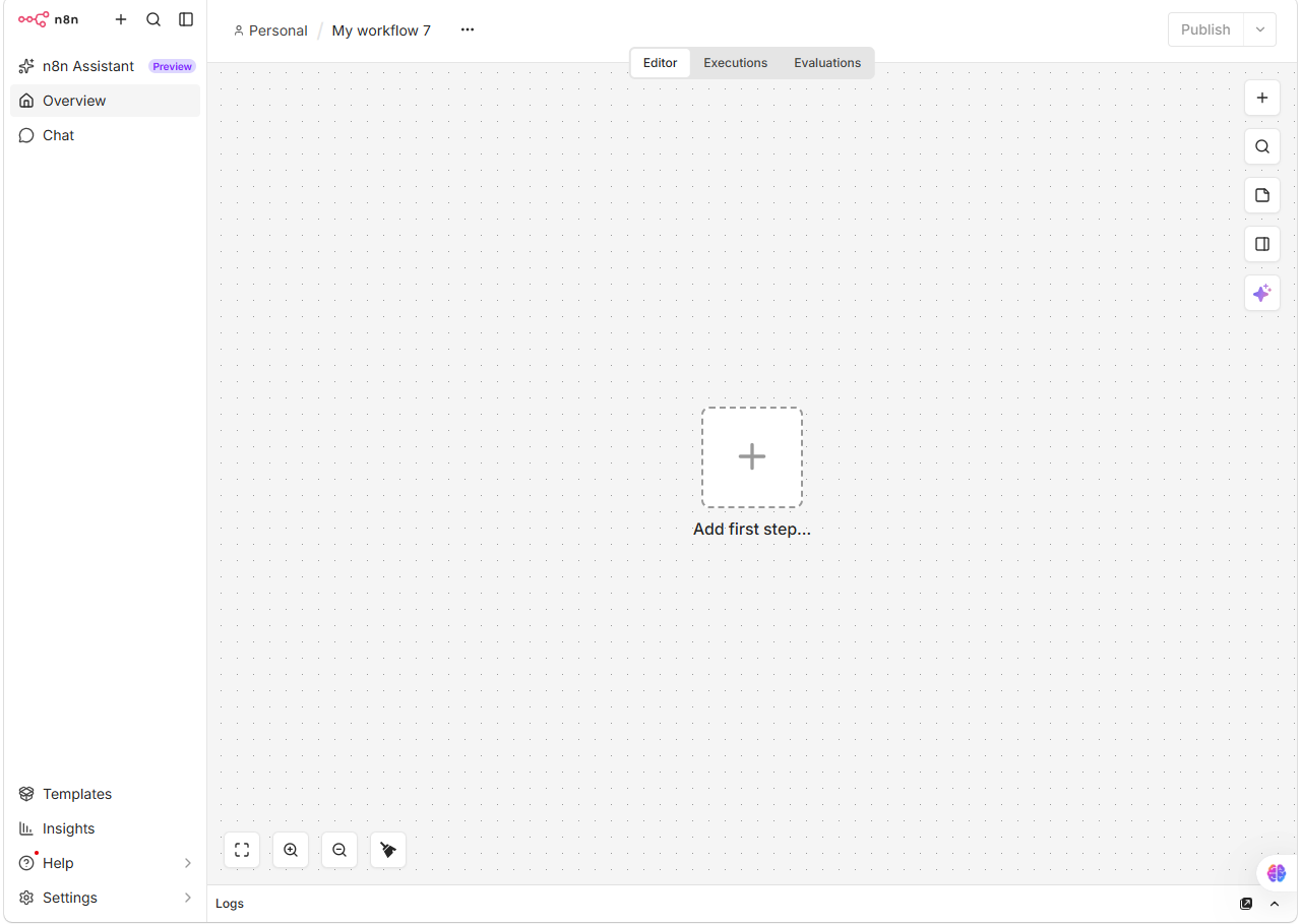 n8n workflow canvas showing automation with multiple connected nodes