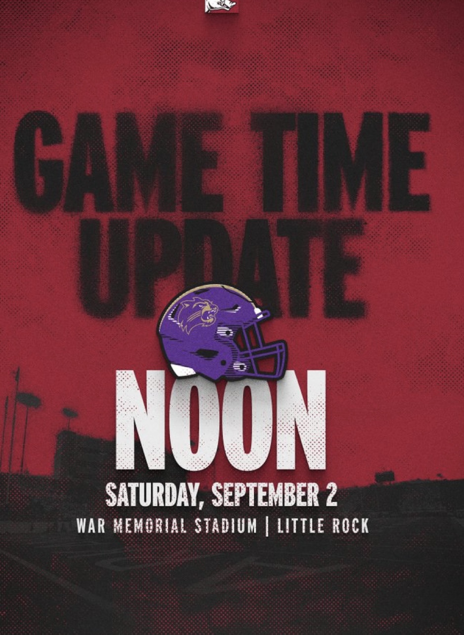 Game time change Arkansas Sports