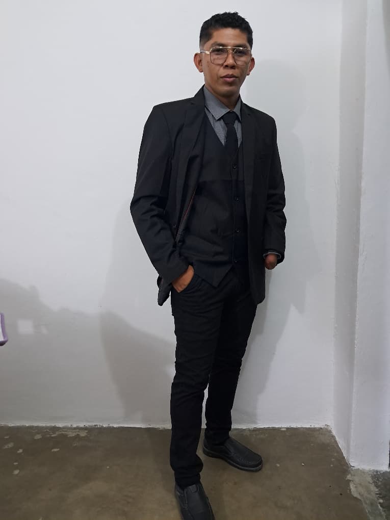 Traje Negro Un Botón 3 Piezas - Vista 7