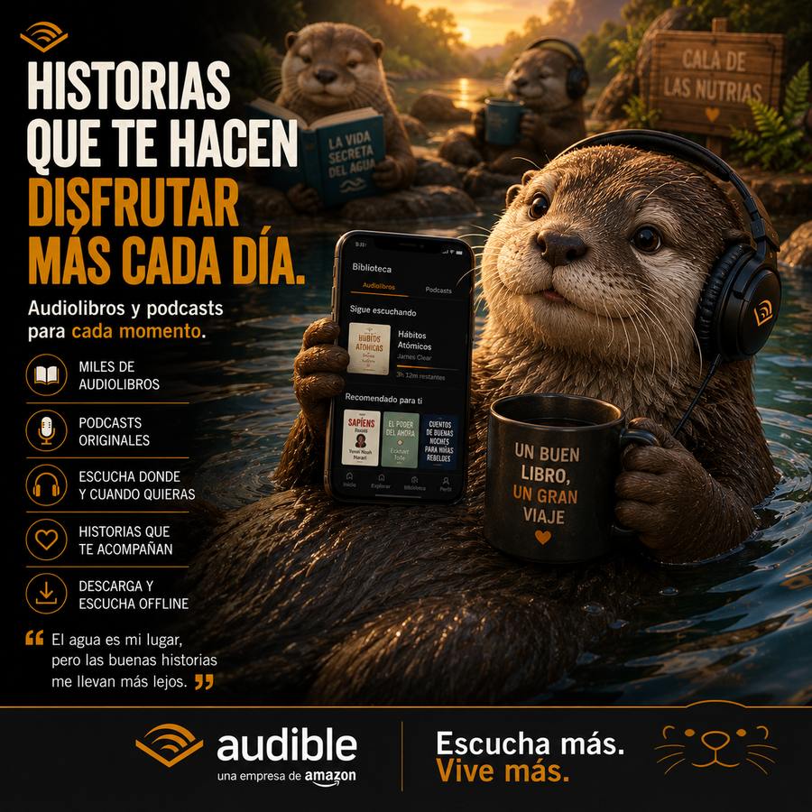 Escucha miles de audiolibros y podcasts originales ¡¡GRATIS!!