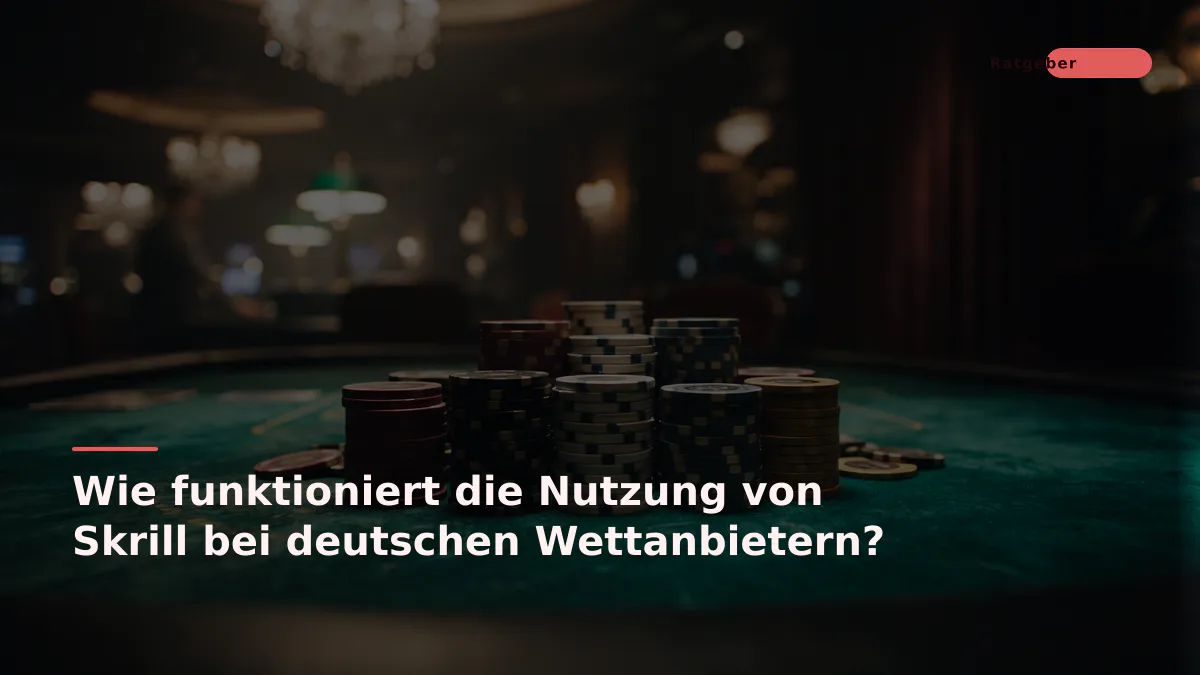 Wie funktioniert die Nutzung von Skrill bei deutschen Wettanbietern?