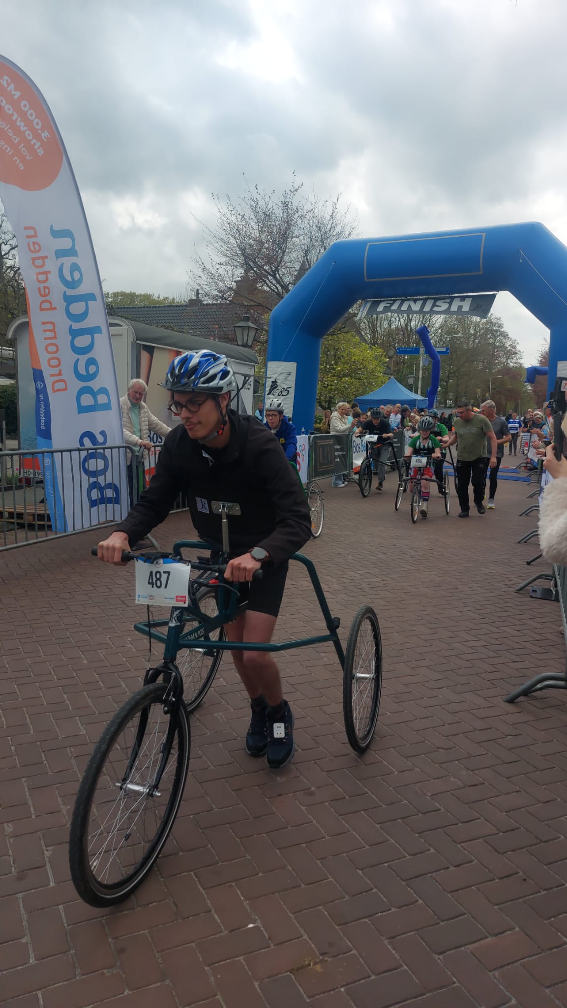 Nathan frame running op de baan ACO Ommen