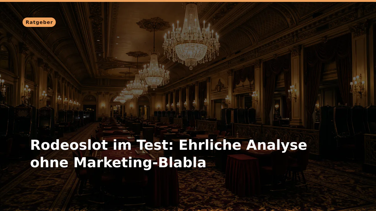 Rodeoslot im Test: Ehrliche Analyse ohne Marketing-Blabla