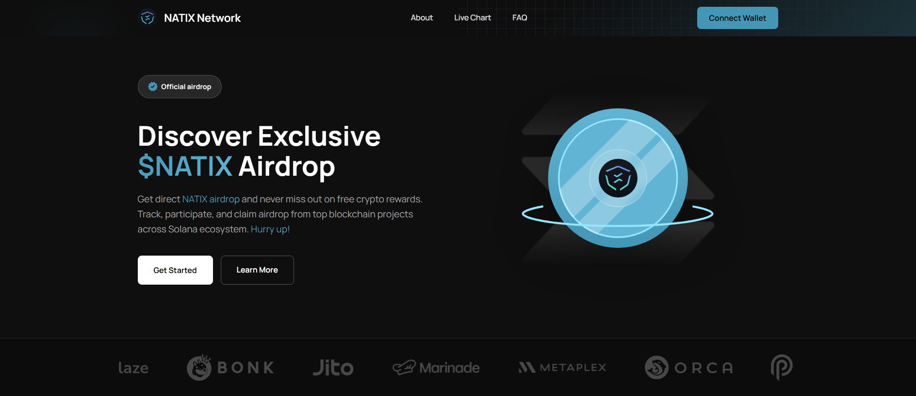 Screenshot of natix.svault.fun