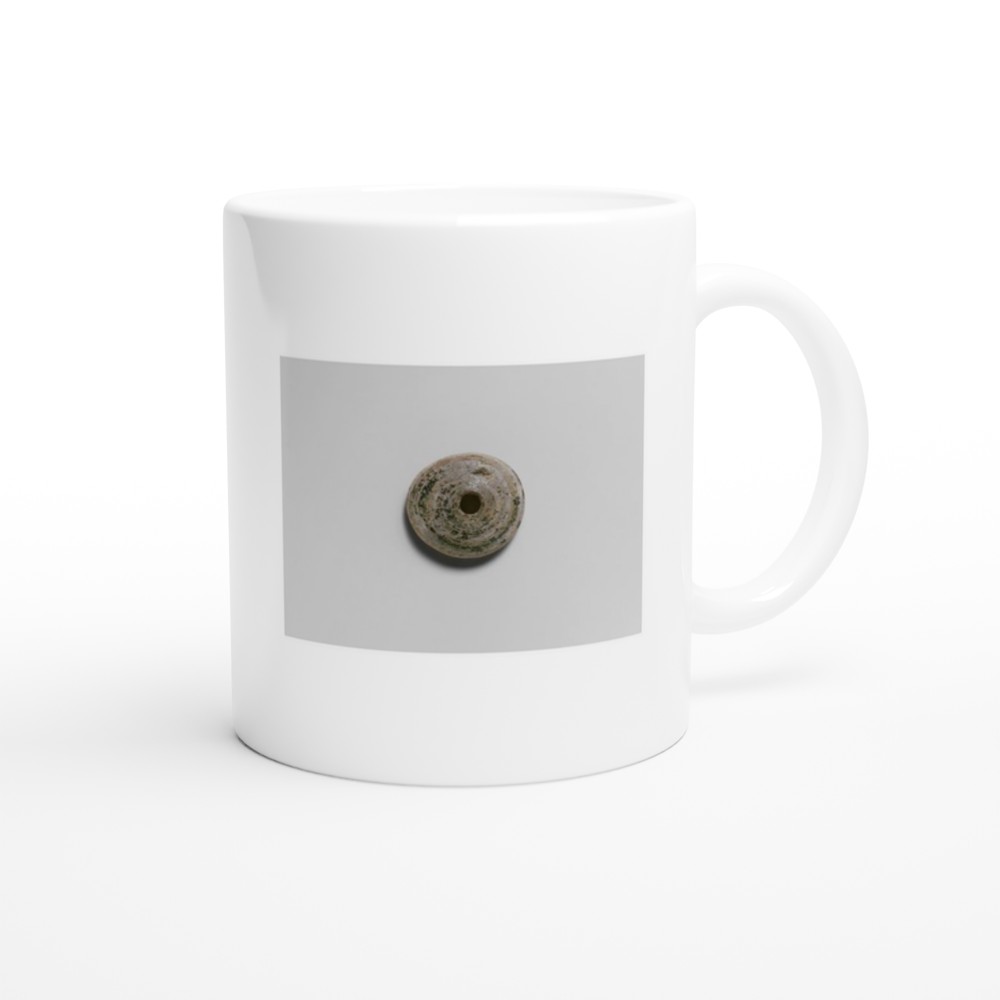 Glass spindle whorl