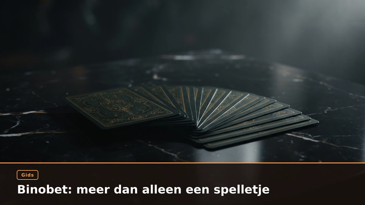 Binobet: meer dan alleen een spelletje