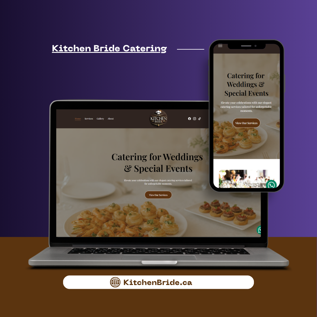 Kitchen Bride branding and website design