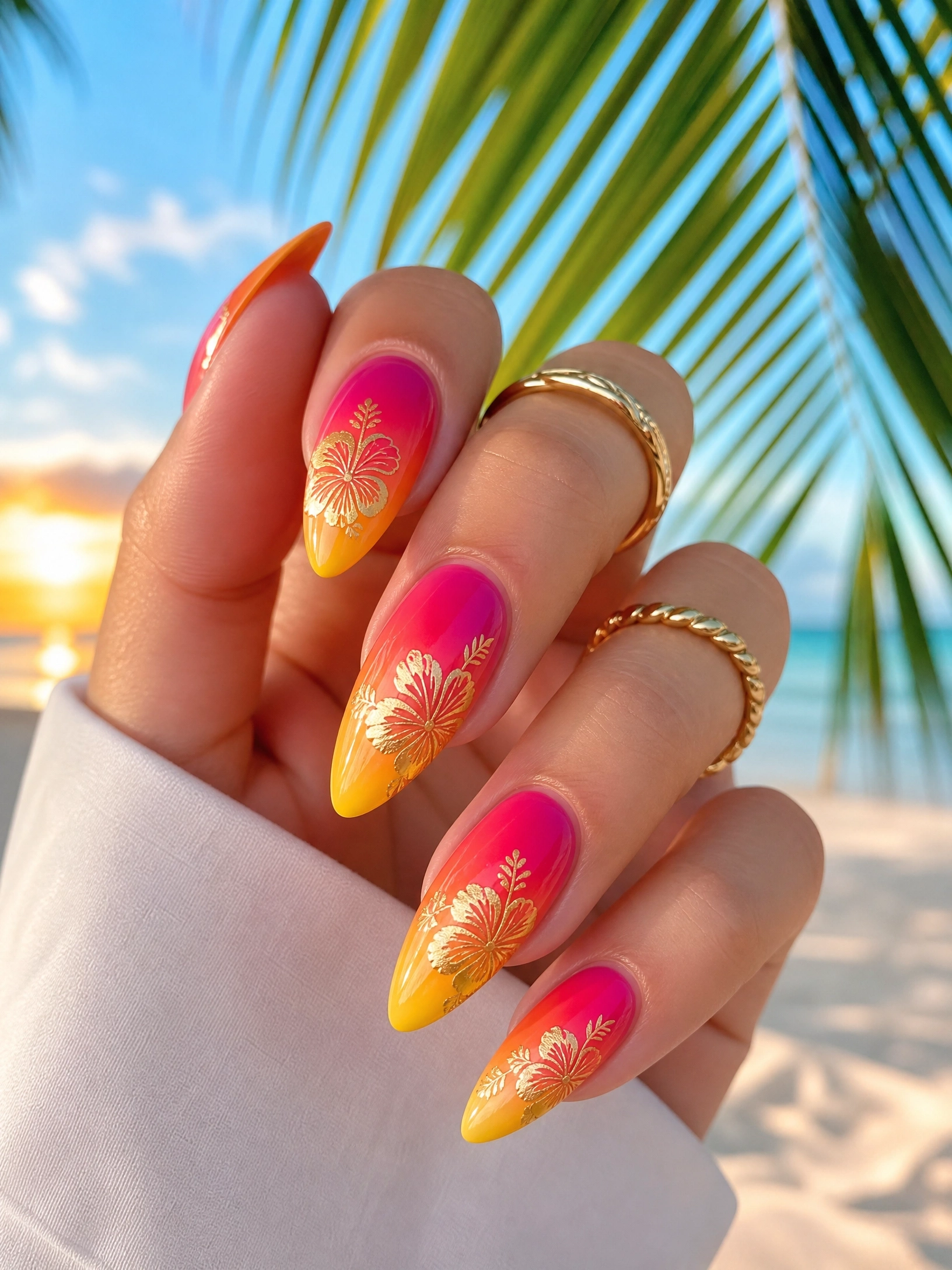 Creating the Sunset Ombre
