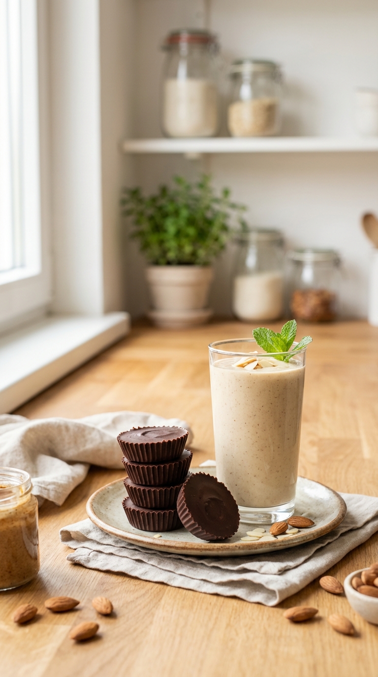 Chocolate Almond Butter Cup — Your Guilt-Free Dessert