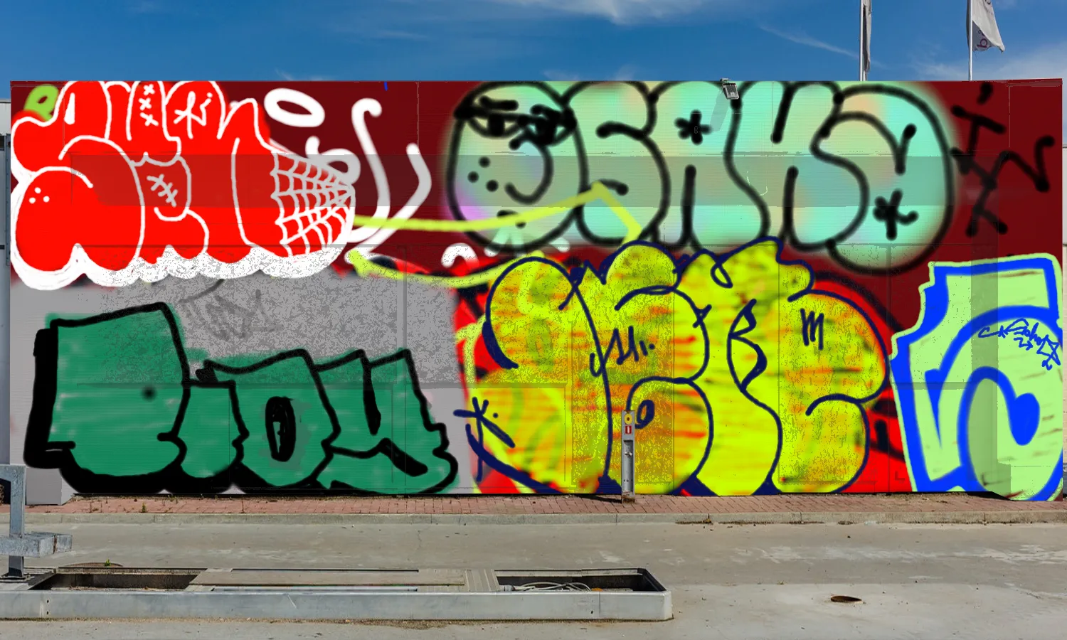 Graffiti artwork by JERR