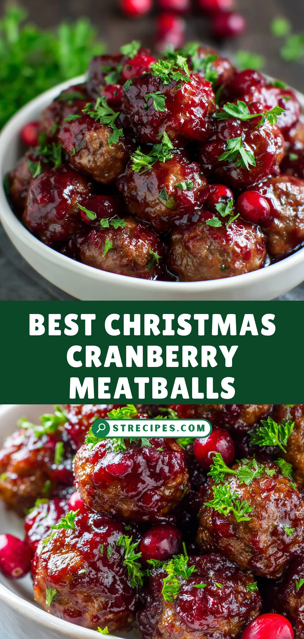 Best Christmas Cranberry Meatballs — homemade Best Christmas Cranberry recipe