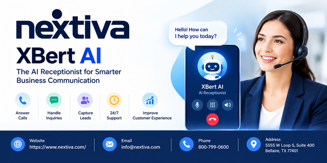 Nextiva XBert AI Receptionist Banner.png