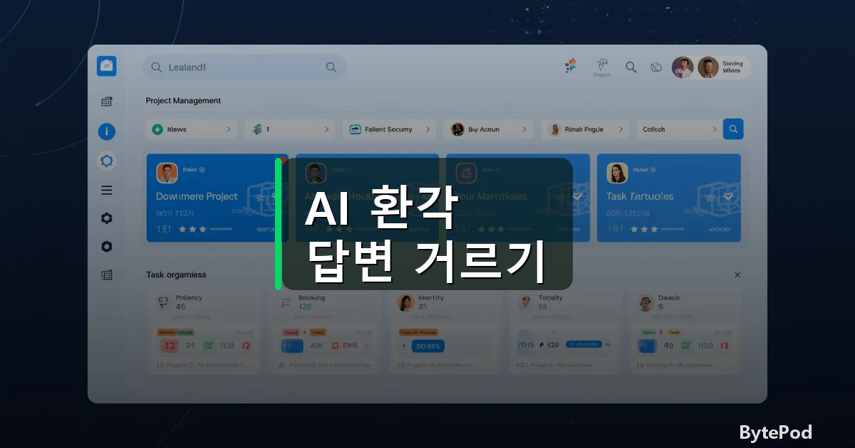 AI 환각 답변 거르기