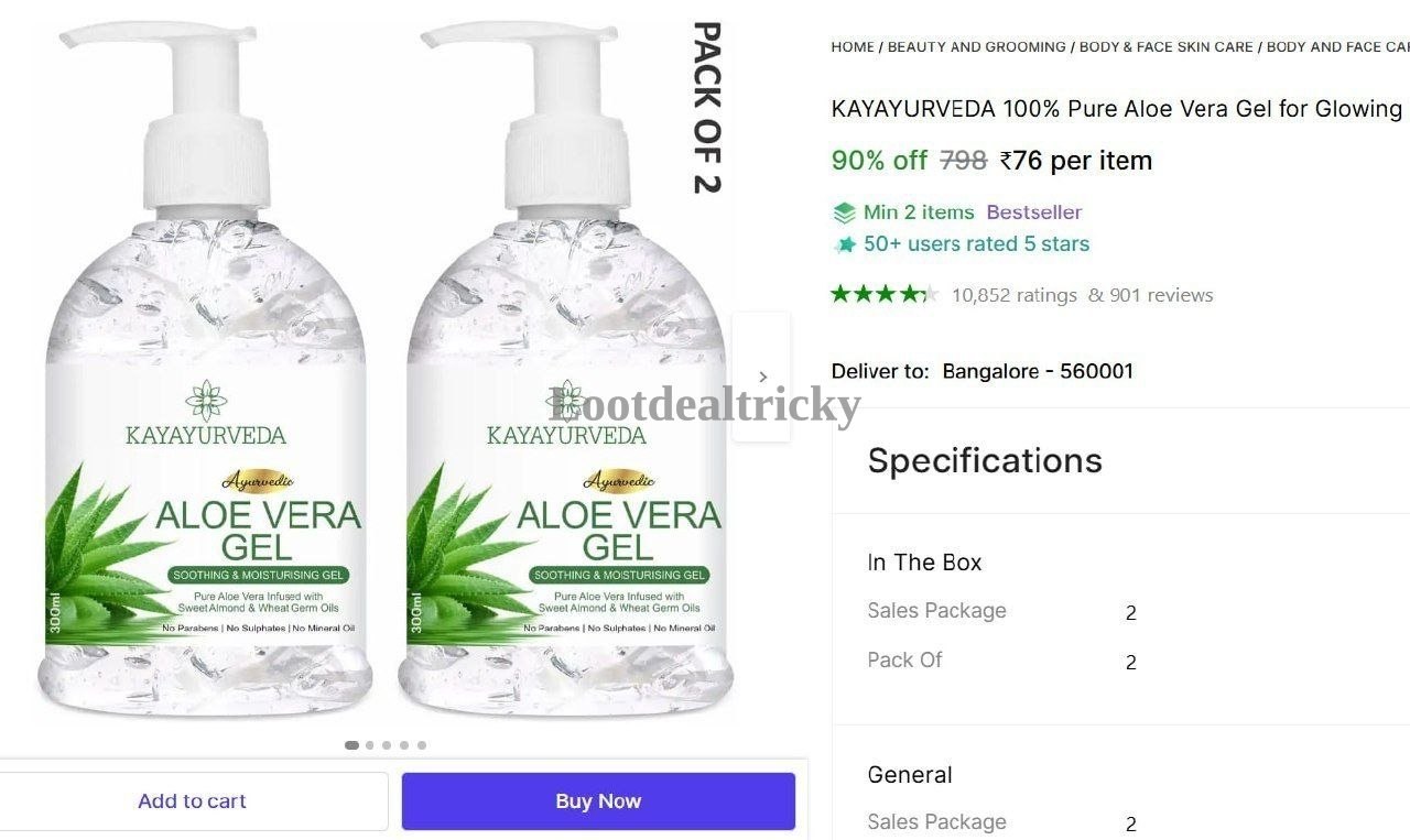 Aloe Vera Gel – Just ₹76 | Best Deal Aloe Vera Gel – Just ₹76 | Best Deal