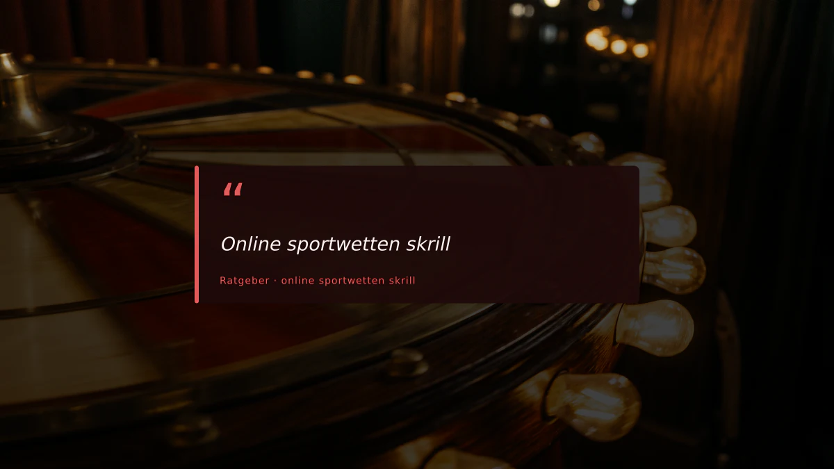 Online sportwetten skrill