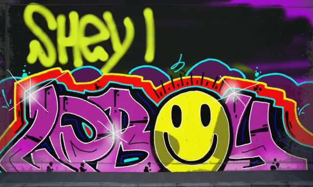 Graffiti artwork by LPBER