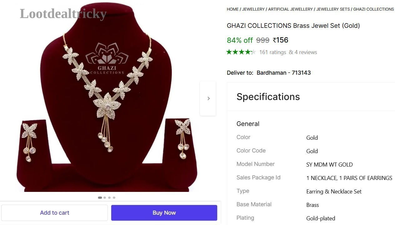 brass Jewel Set – Just ₹156 | Loot Deal brass Jewel Set – Just ₹156 | Loot Deal
