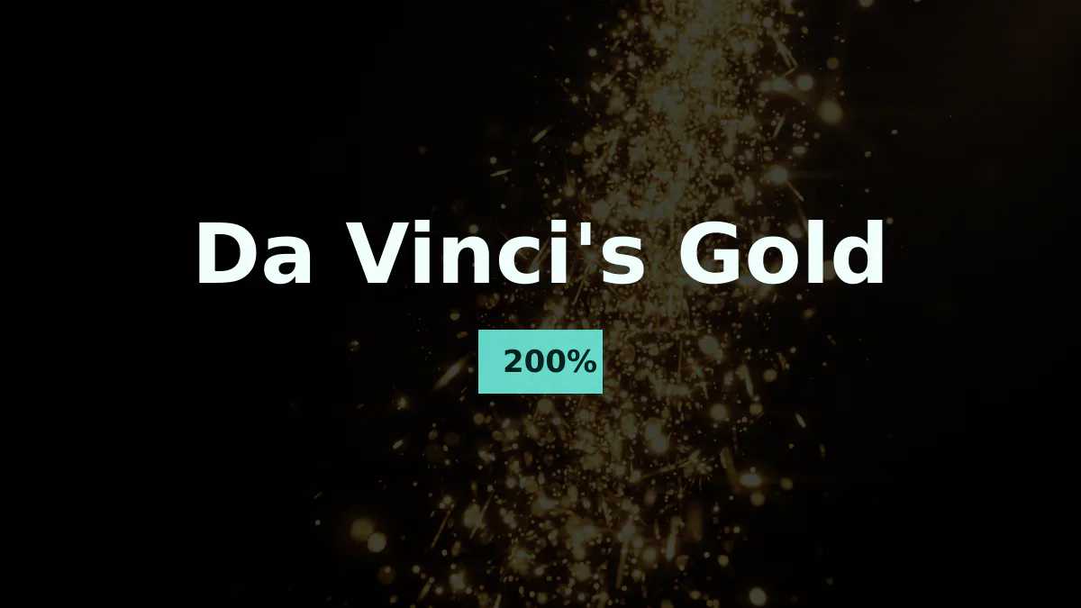 Da Vinci's Gold casino - bono de bienvenida 200%, pagos: Visa, Mastercard, Skrill, Neteller, Paysafecard