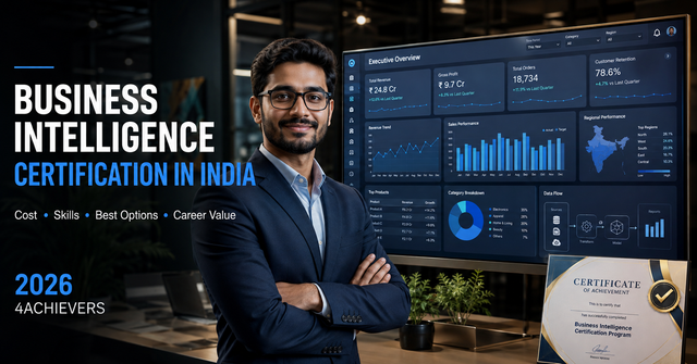 Business Intelligence certification in India 2026 - cost, best options and career value