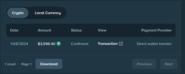 stake deposit