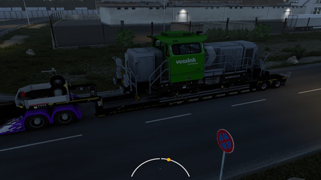 Kässbohrer  Low Loader Locomotive Vossloh G6 ( TMP )
