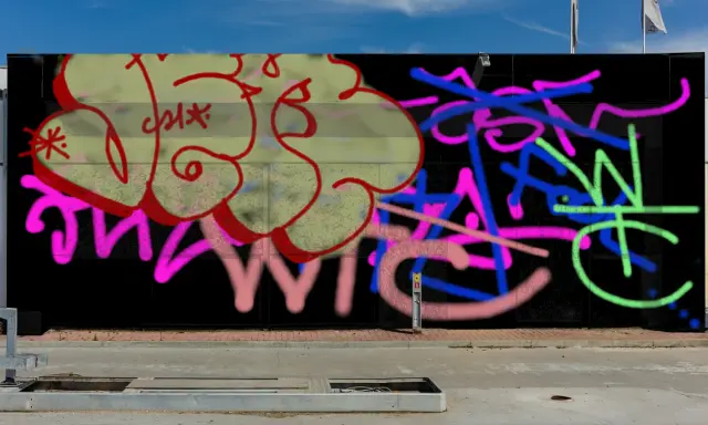 Graffiti artwork by JERR