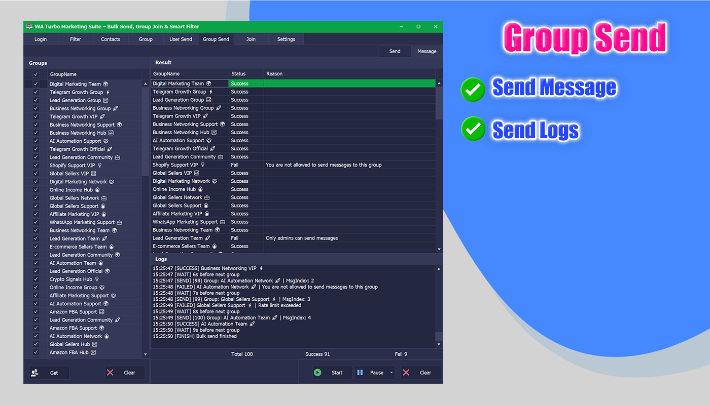 WhatsApp automation tool no API WhatsApp Web