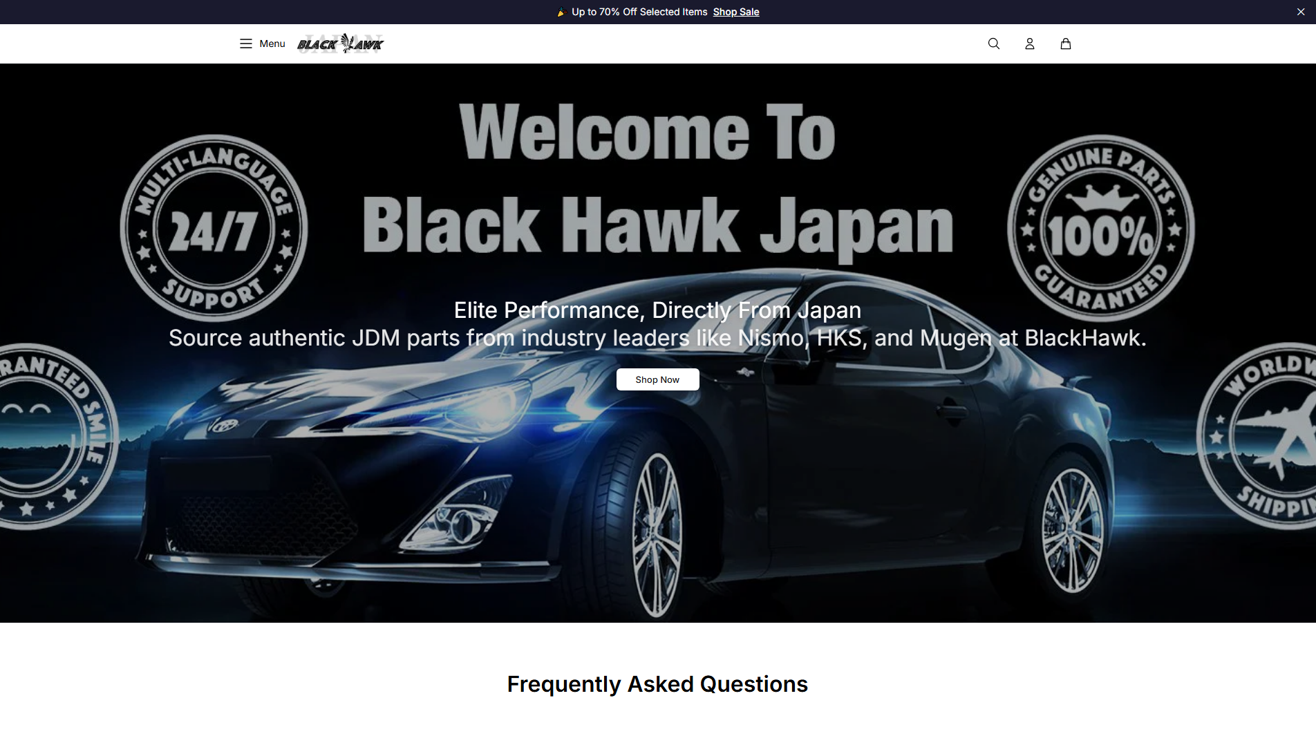 Stored capture of blackhawkjapanracing.shop