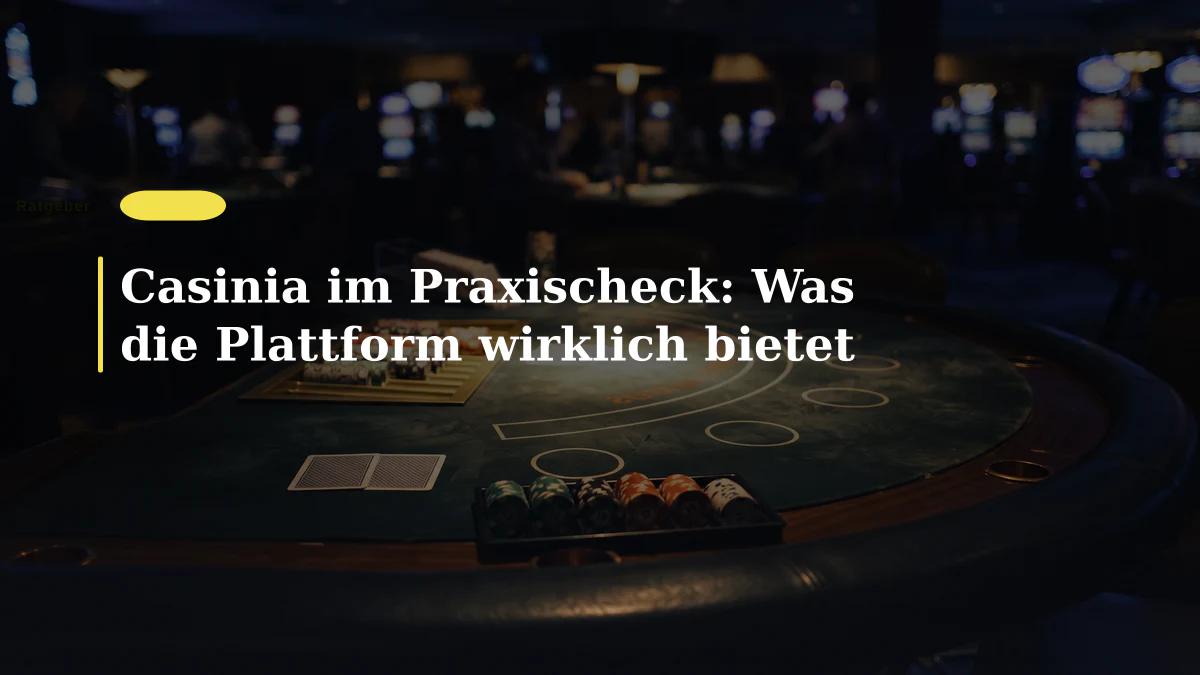 Casinia im Praxischeck: Was die Plattform wirklich bietet