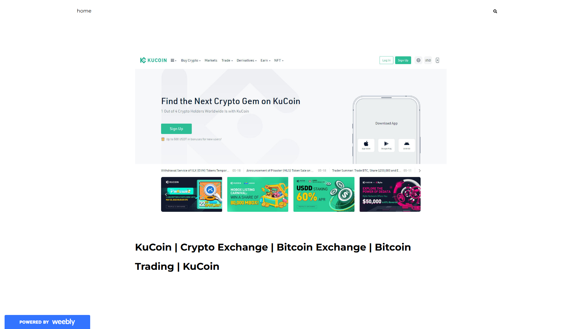 Stored capture of kukoinlogin.weebly.com