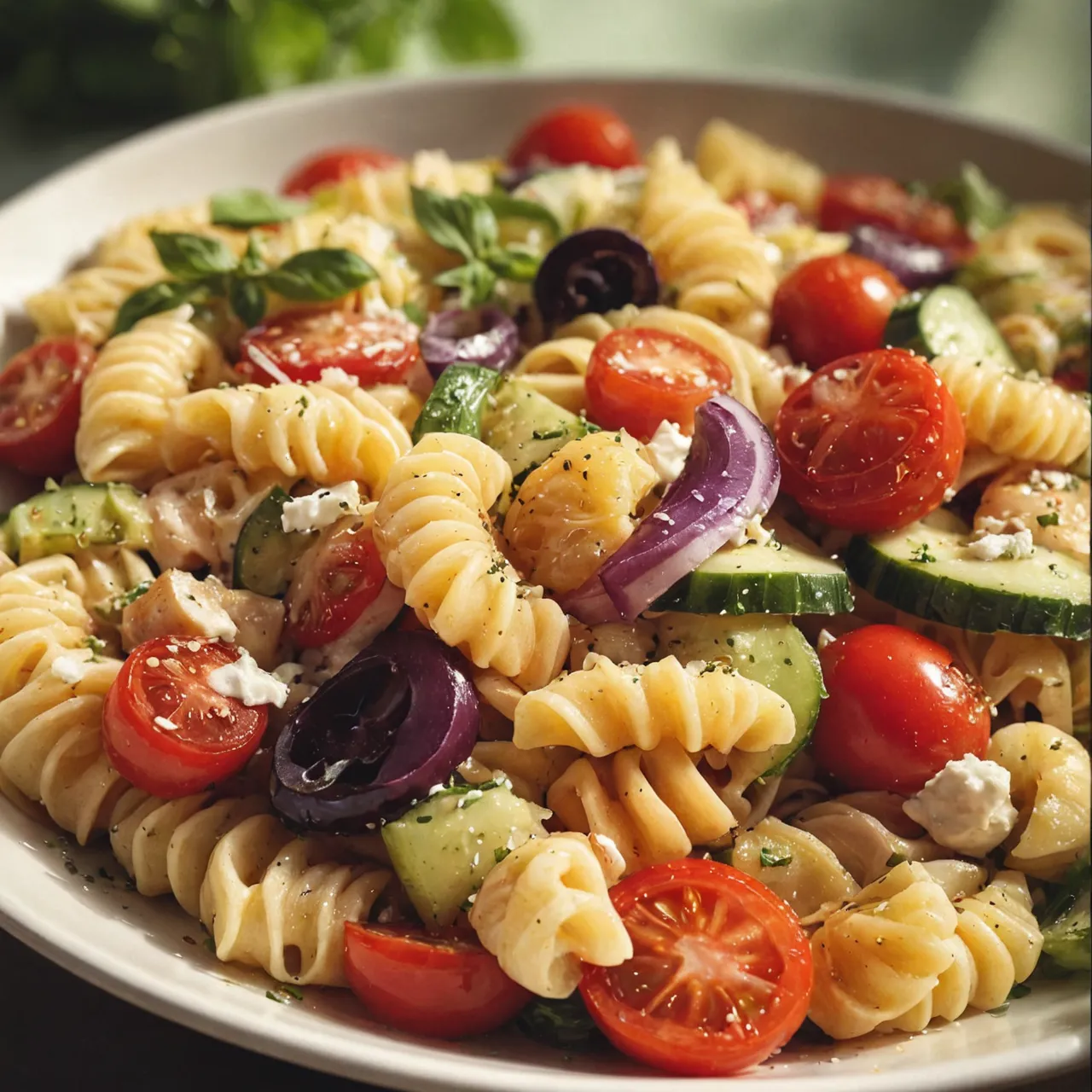 Easy One-Pan Pasta Salad
