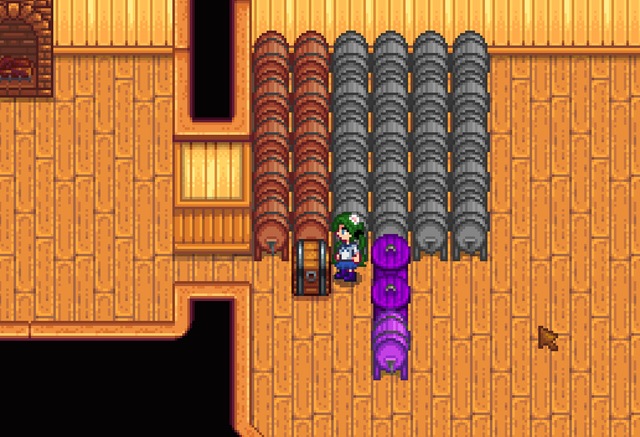 tried to create a new group with kegs that never touched any of those groups. I added a chest and 998 vegetables in it. The kegs didnt work. I added the iridium jars and iridium keg that was once worked, now doesnt work