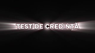 Test de CREDINȚĂ. Tu ești uns de Dumnezeu. Isus. Duhul Sfant. Biblia