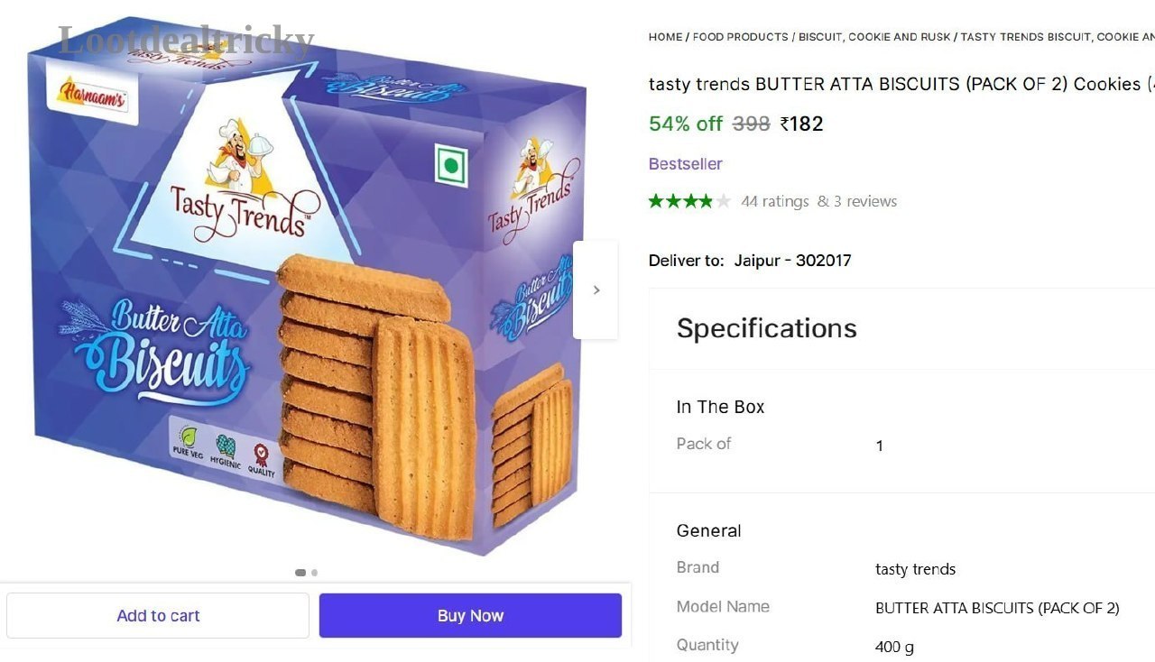 tasty Trends Butter – Just ₹182 | Exclusive Sale Discount tasty Trends Butter – Just ₹182 | Exclusive Sale Discount